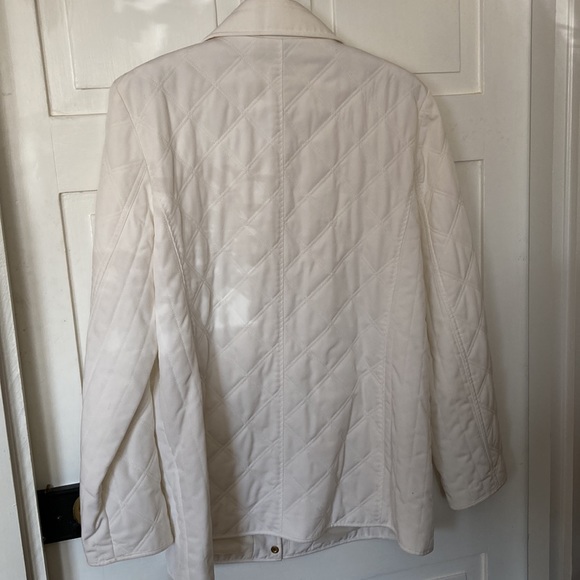 Liz Claiborne winter white quilted lightweight jacket - Picture 2 of 9
